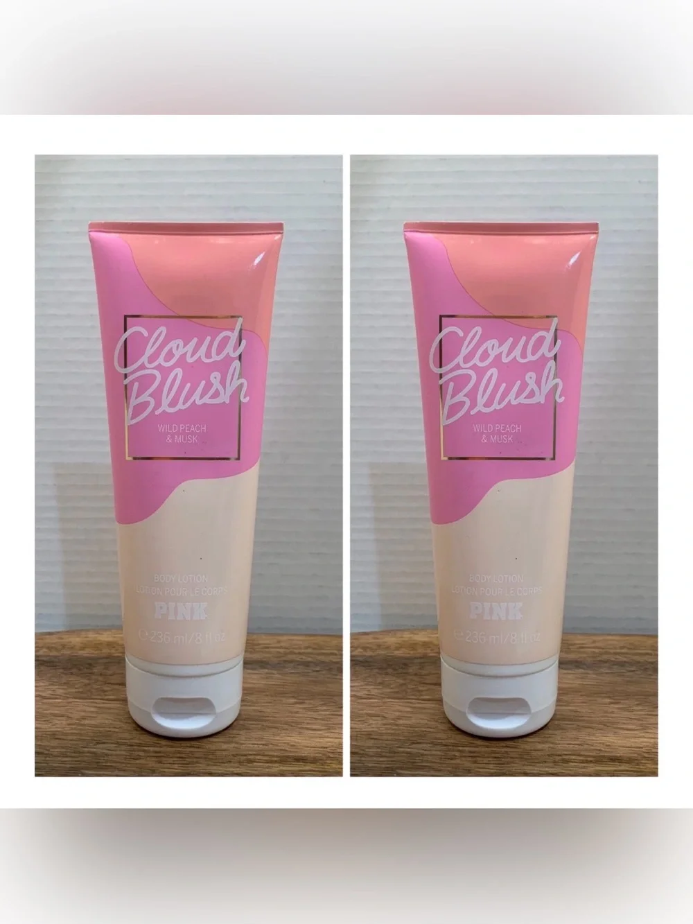 Victoria's Secret PINK Cloud Blush Body Lotion ~ 8 fl.oz. ( Lot of 2 )
